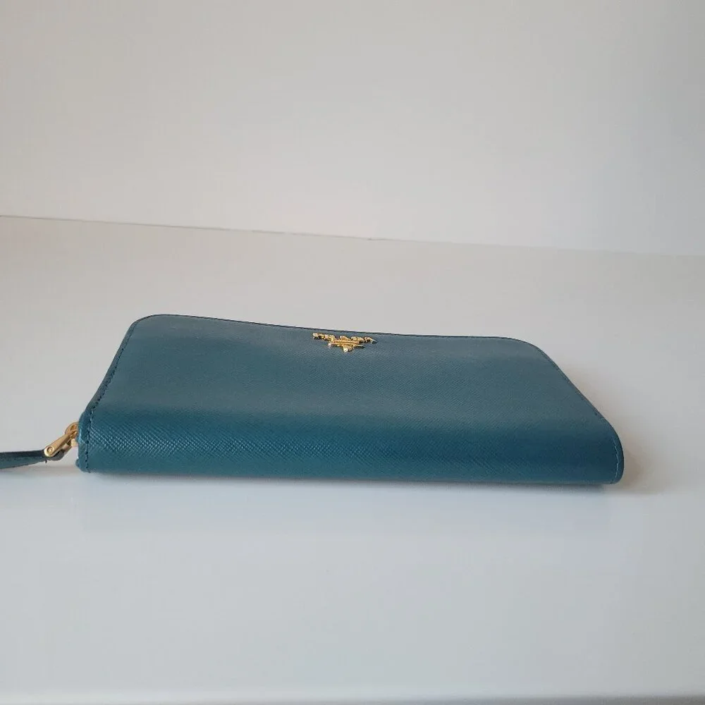 PRADA Saffiano Leather Zip-around Wallet  - Picture 7 of 11